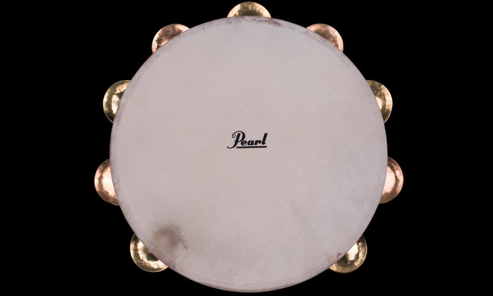 Pearl Orchestral Tambourine Beryllium Copper Brass PETM-1018CR
