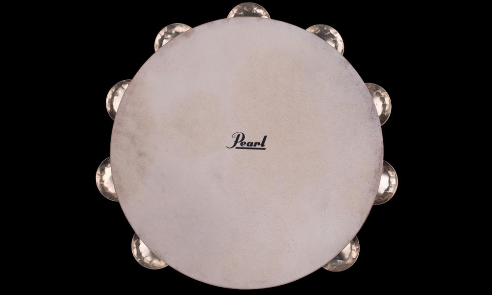 Pearl Orchestral Tambourine German Silver PETM-1018GS 